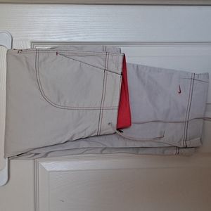 Nike Tan/Red Capris